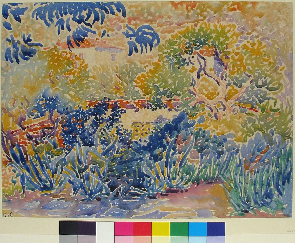 Il giardino dell'artista a St. Clair - Metropolitan Musem of Art, New York